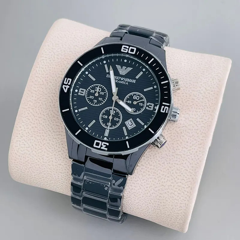 Emporio Armani Chronograph Black Dial Men's Watch | AR1421